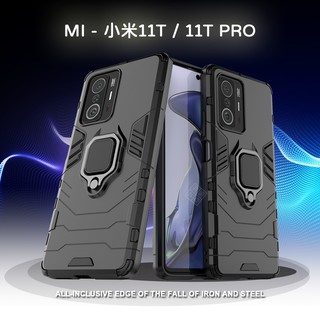 【嚴選外框】 MI 小米11T / PRO 黑豹 鋼鐵俠 磁吸 指環扣 支架 手機殼 盔甲 鎧甲 硬殼 防摔殼 保護殼