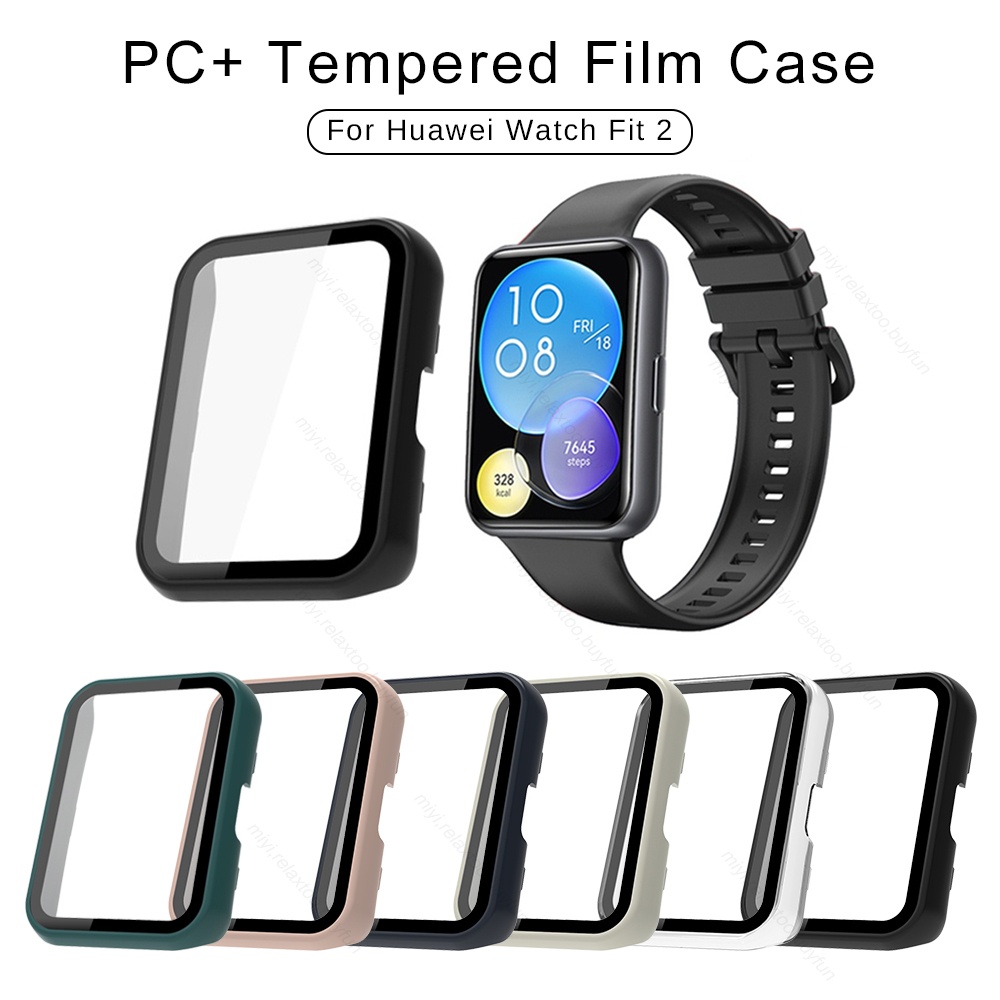 華為 Watch Fit2 360 鋼化玻璃 + 硬質 PC 保護殼