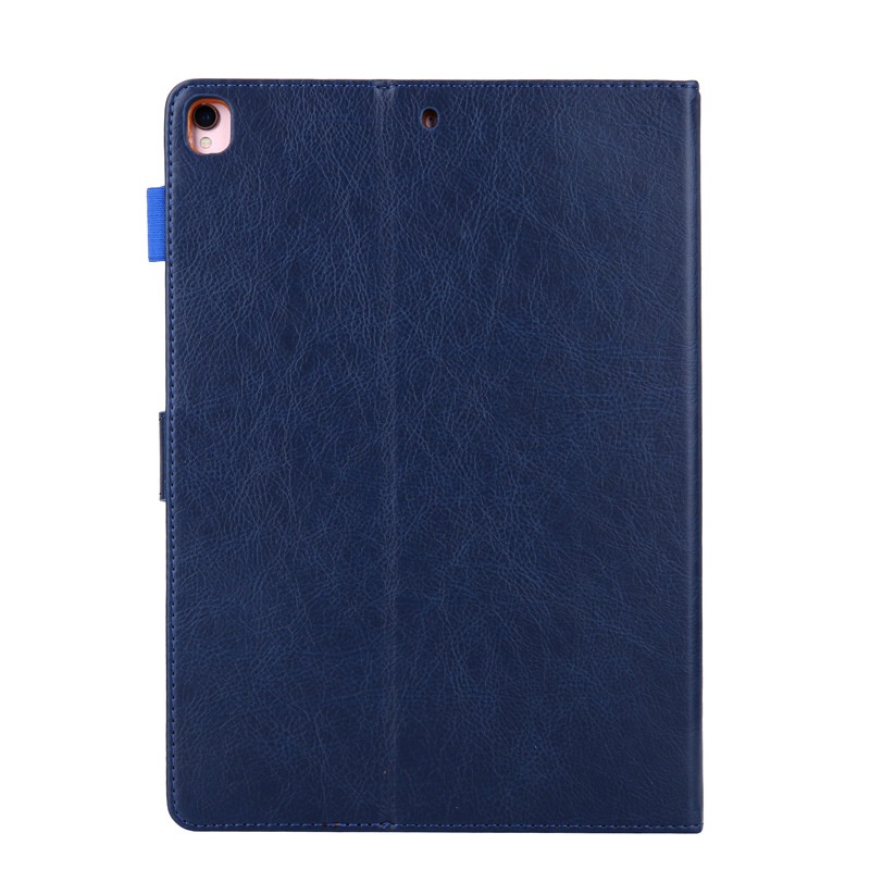 GMO 2免運Apple蘋果iPad mini 1 2 3代7.9吋磁吸五金扣手持支架插卡防摔殼套保護殼套藍色