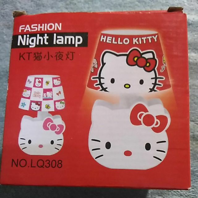 Hello kitty 小夜燈 兩種燈光（娃娃機商品）