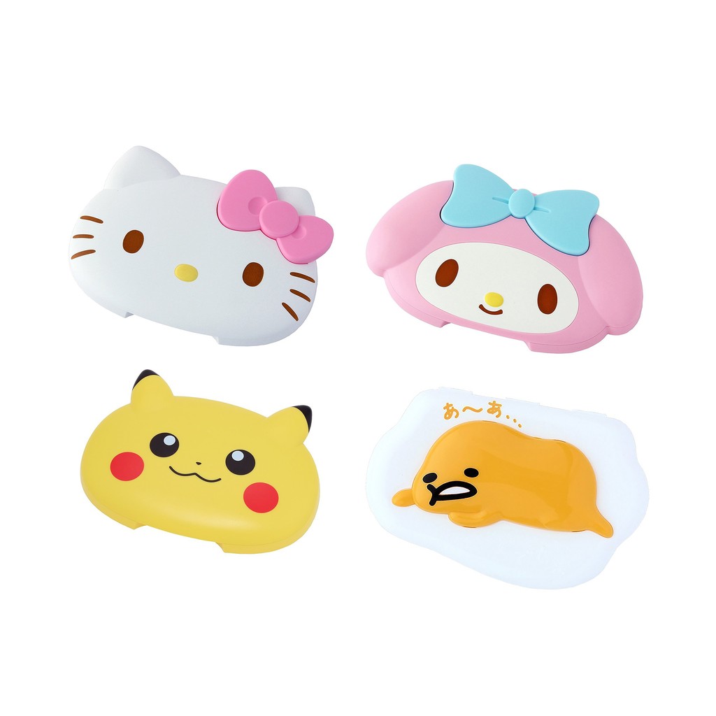 日本 lecinc 濕紙巾蓋 (Kitty、美樂蒂、Pokemon、蛋黃哥)