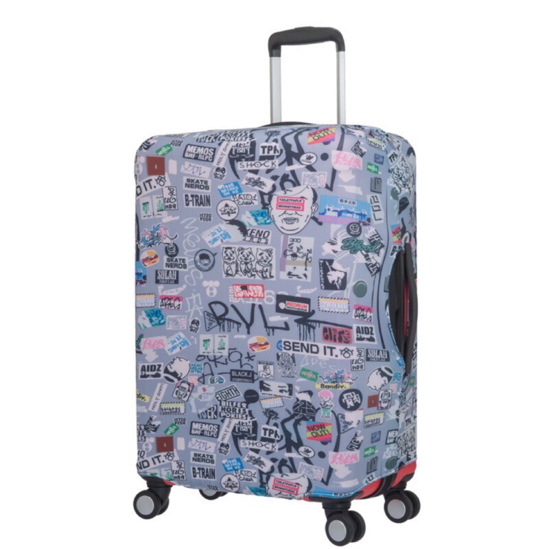 《現貨》【OUTDOOR】行李箱保護套-塗鴉（適用於23-26吋行李箱）