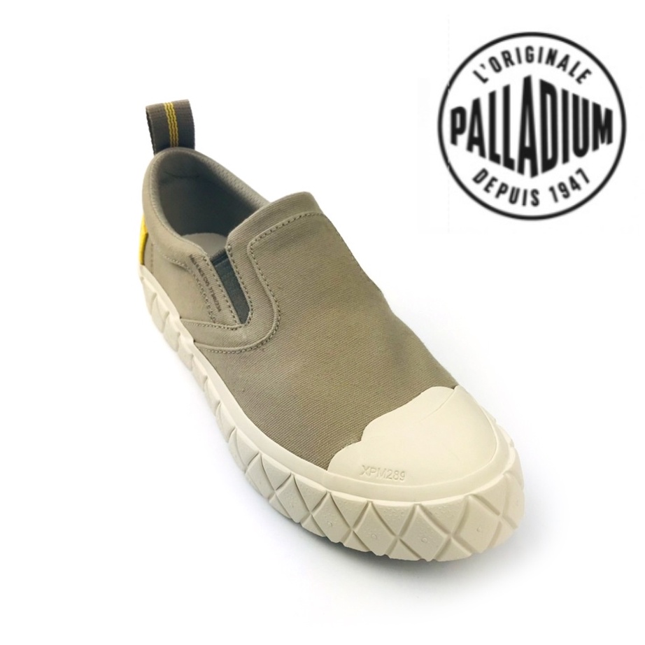 CBF PALLADIUM 免運PALLA ACE SLIP ON有機純綿懶人鞋  沙漠灰 男女款  77341-297