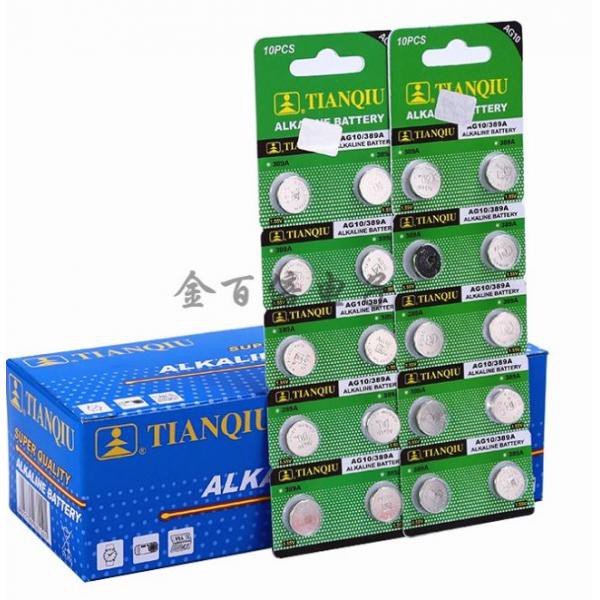 AG10 鈕扣型/水銀電池 1卡10顆