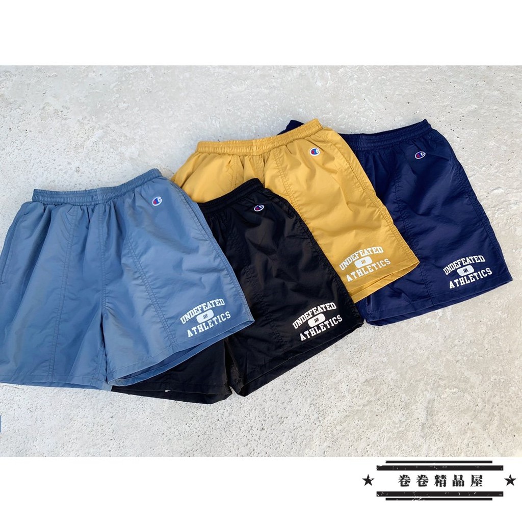 champion x undefeated shorts