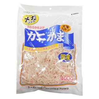 [日本原裝進口] 藤澤 商事 天然蟹肉絲 400g 超大包裝 犬貓皆可食用