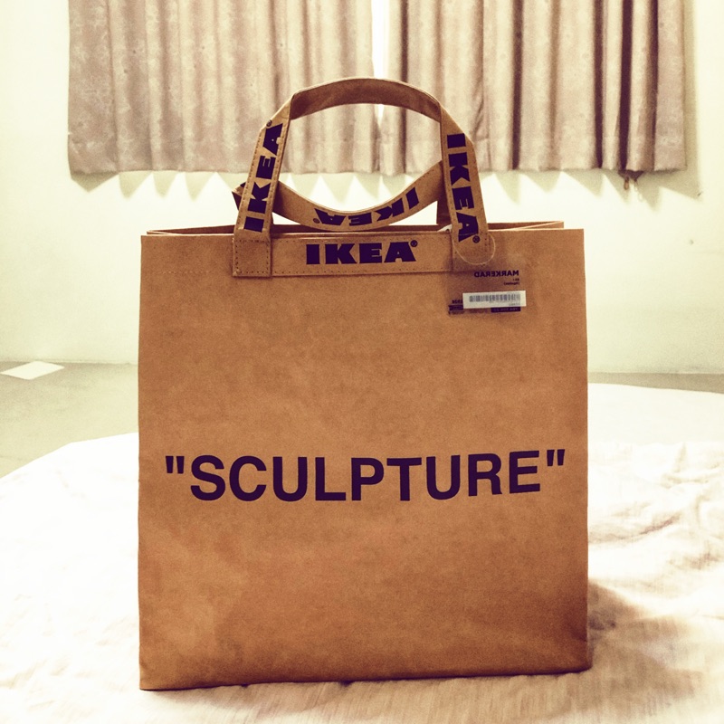 Ikea x off white 購物袋中