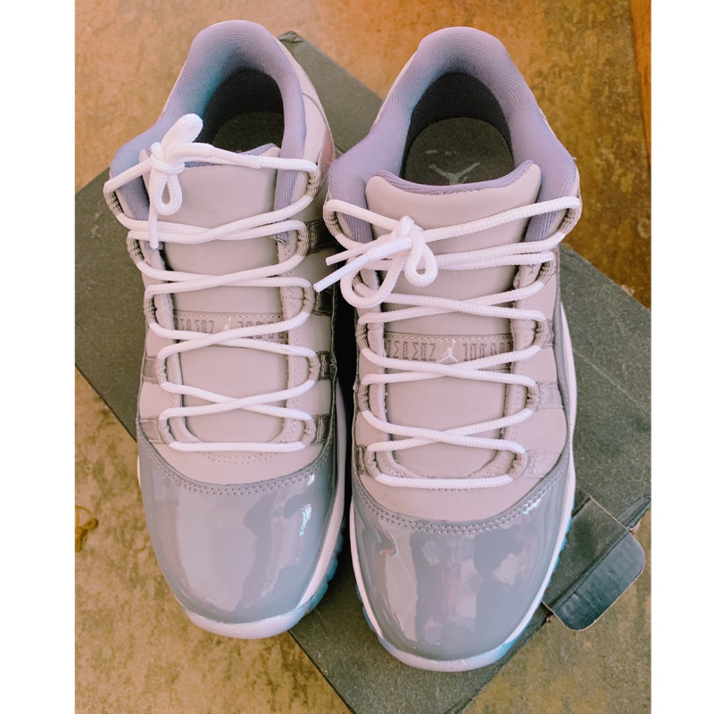 NIKE JORDAN 11 RETRO LOW 灰白  男女 528895-003