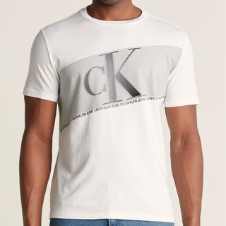 Calvin Klein T恤 短袖 純棉 男裝 LOGO款 短T-Shirt 圓領上衣 C74106 白色CK(現貨)