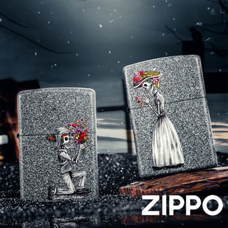 ZIPPO 骷髏之戀防風打火機 美國設計 官方正版 現貨 禮物 送禮 刻字 客製化 終身保固 28987