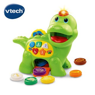 現貨 (18個月以上適用)英國【Vtech】小恐龍餵食學習組