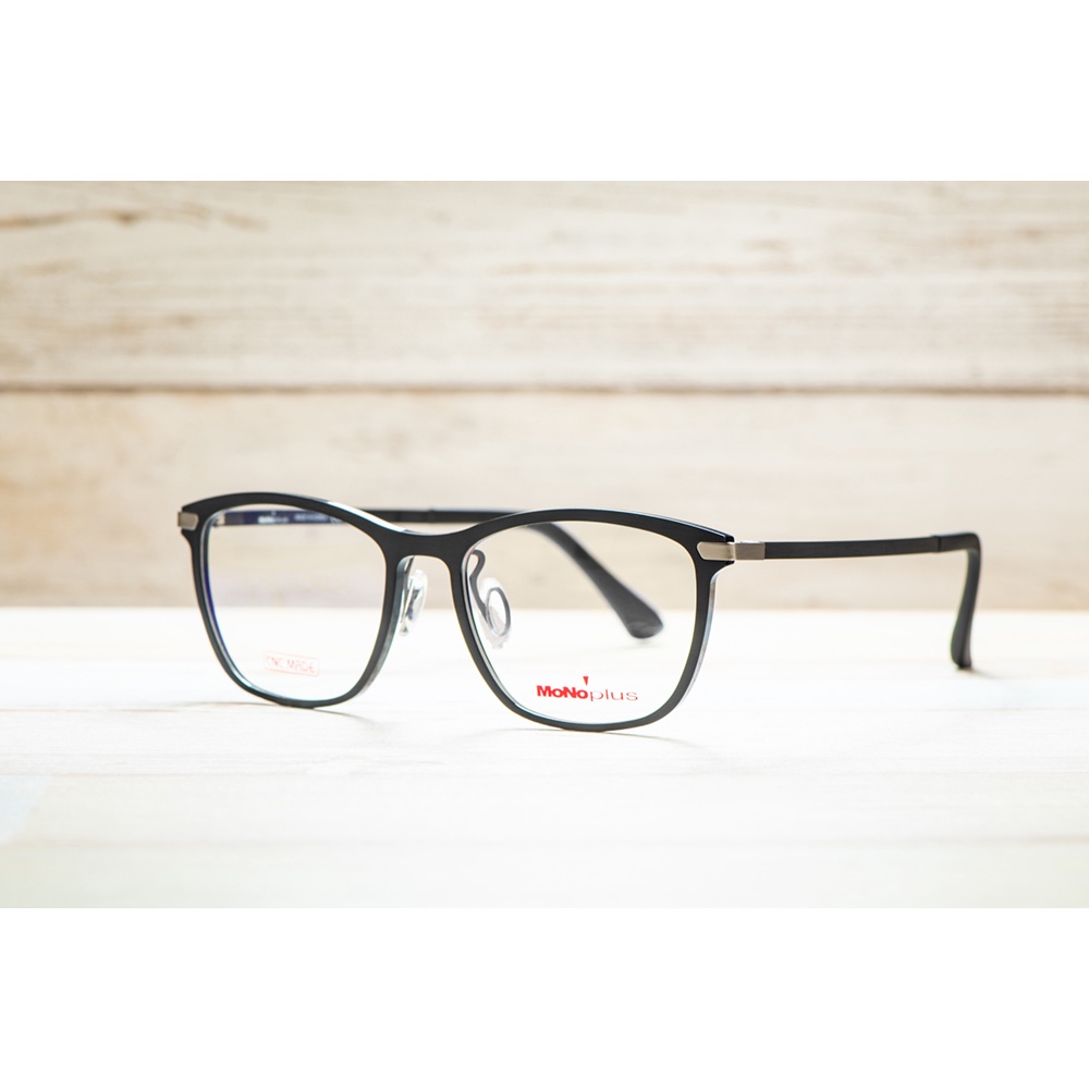 麗睛眼鏡【MoNo Design】MP-202黑色/塑鈦超輕量眼鏡/MoNoplus城市系列/楊謹華代言