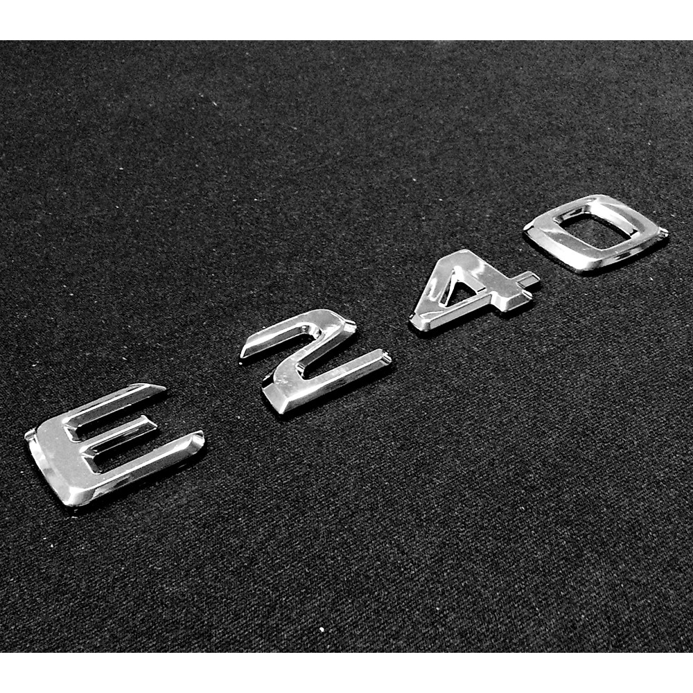 BENZ E240 字體 字標 車身字貼 後箱字體 字體高度 25mm