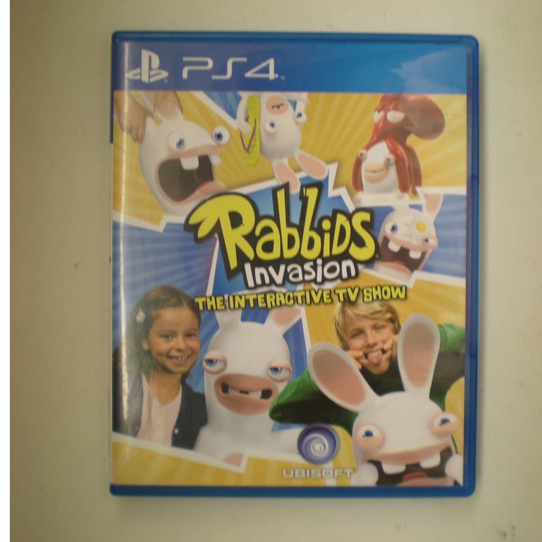 PS4 瘋狂兔子全面侵略 TV互動遊戲 英文版  Rabbids