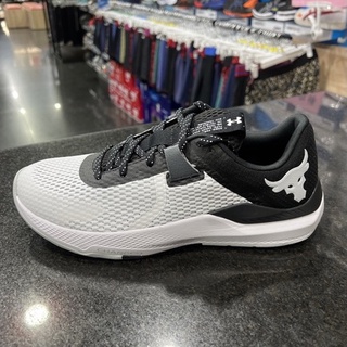UNDER ARMOUR PROJECT ROCK BSR 2 男款 正常楦 訓練鞋 3025081-100 白黑