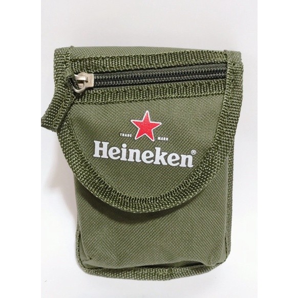 Heineken海尼根動感掛勾包.隨身零錢小包.隨身小掛包.小工具掛袋.隨身小腰包.鑰匙包.全新