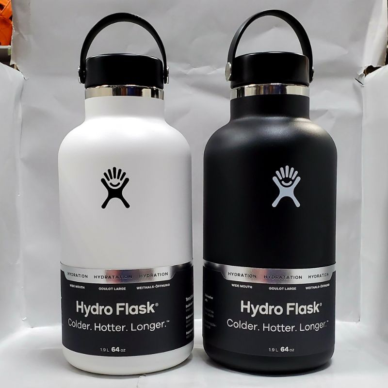 【世運體育】Hydro Flask 美國 寬口真空保溫鋼瓶 64oz(1900ml) 寬口瓶蓋 運動水壺 保溫瓶