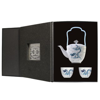 世紀龍顏-品茗茶具組2人(1壺2杯)