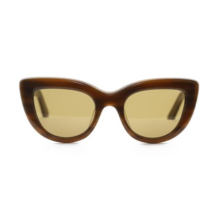 〔框框〕精品級經典板材貓眼墨鏡 UV400太陽眼鏡-琥珀