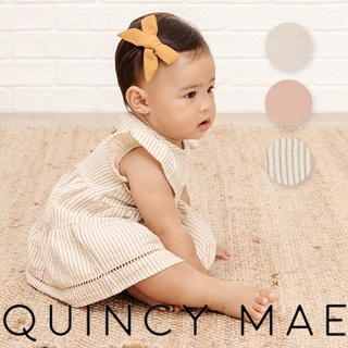 美國 Quincy Mae 有機棉荷葉飛袖蛋糕裙洋裝