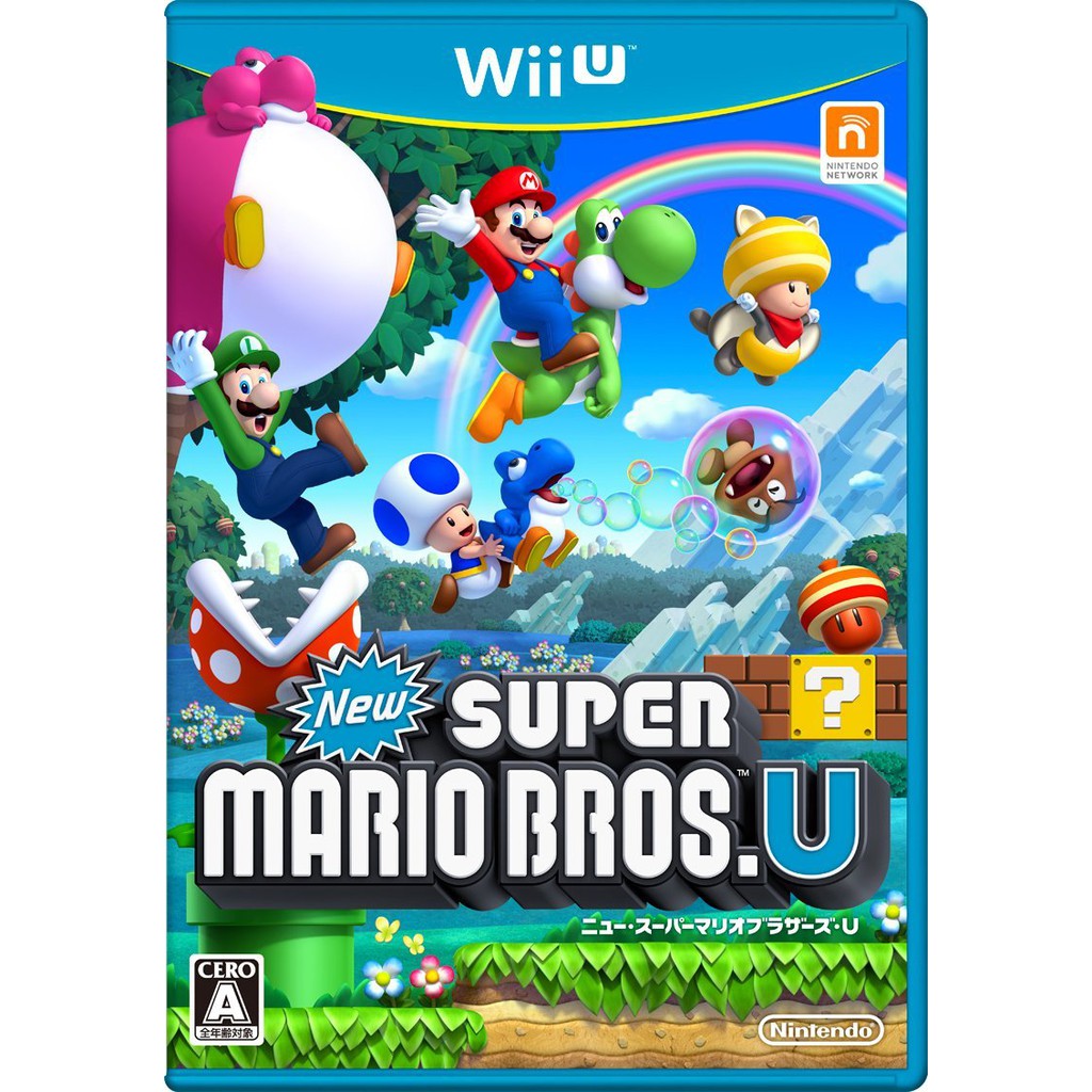 Wii U New 超級瑪利歐兄弟u 新超級瑪莉歐兄弟u 純日版二手品 蝦皮購物