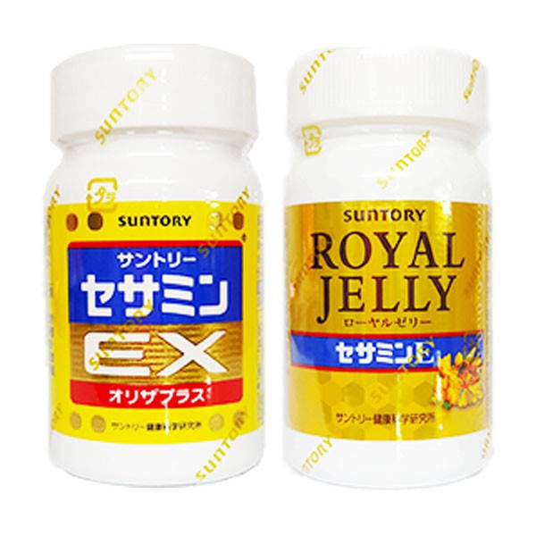 SUNTORY 三得利 芝麻明EX 膠囊 蜂王乳+芝麻明E錠 隨身包 [正品]【邦妮清活舖】