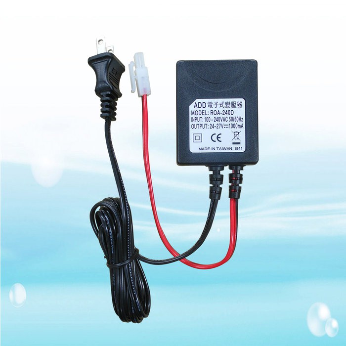 ADD電子式變壓器DC24V-1A全電壓100~240V -RO馬達專用變壓器~水易購左營店