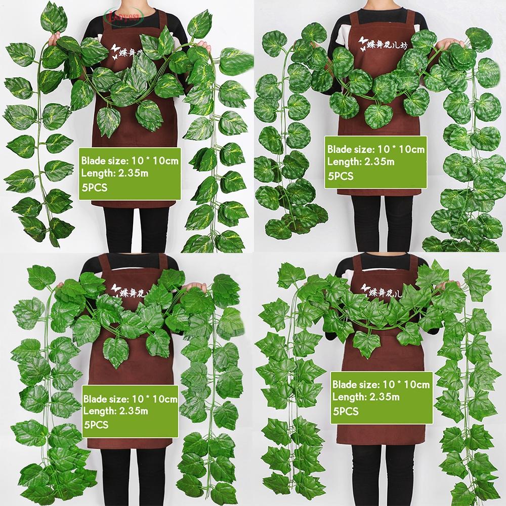 人造吊植物假藤常春藤大葉綠化派對全新優質 蝦皮購物