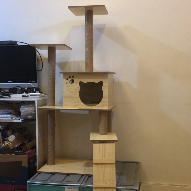 Diy自行拼裝貓跳台 蝦皮購物