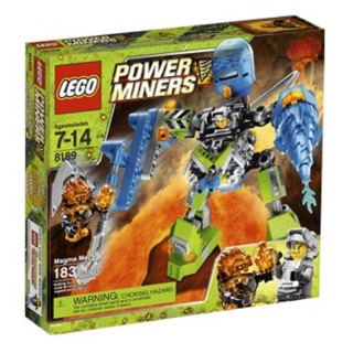 【台中翔智積木】LEGO 樂高 Power Miners 8189 岩漿鑽探機械人