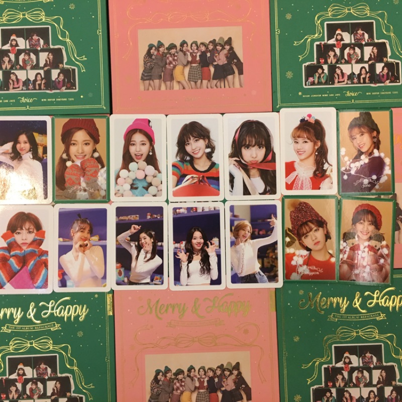 Twice Merry Happy小卡 蝦皮購物