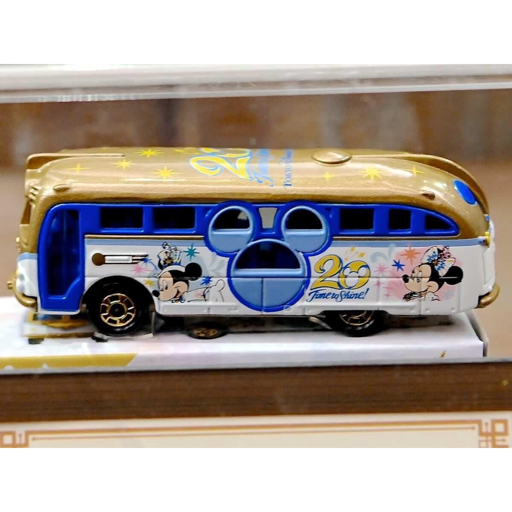 （現貨在台）東京迪士尼海洋20周年紀念閃耀時刻巴士造型Tomica多美車