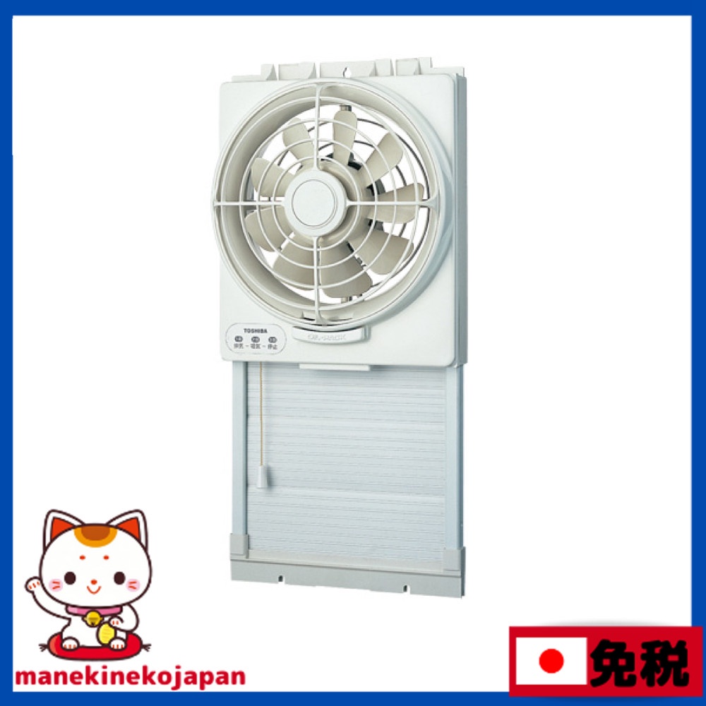 日本 TOSHIBA 東芝 VRW-25X2 窗型 換氣扇 排風扇 可吸/可排式 防蚊蟲網