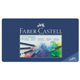 一直值得推薦 德國製 FABER - CASTELL 輝柏 製圖(繪圖)用具—學生級水溶性色鉛筆 24/60色 藍盒