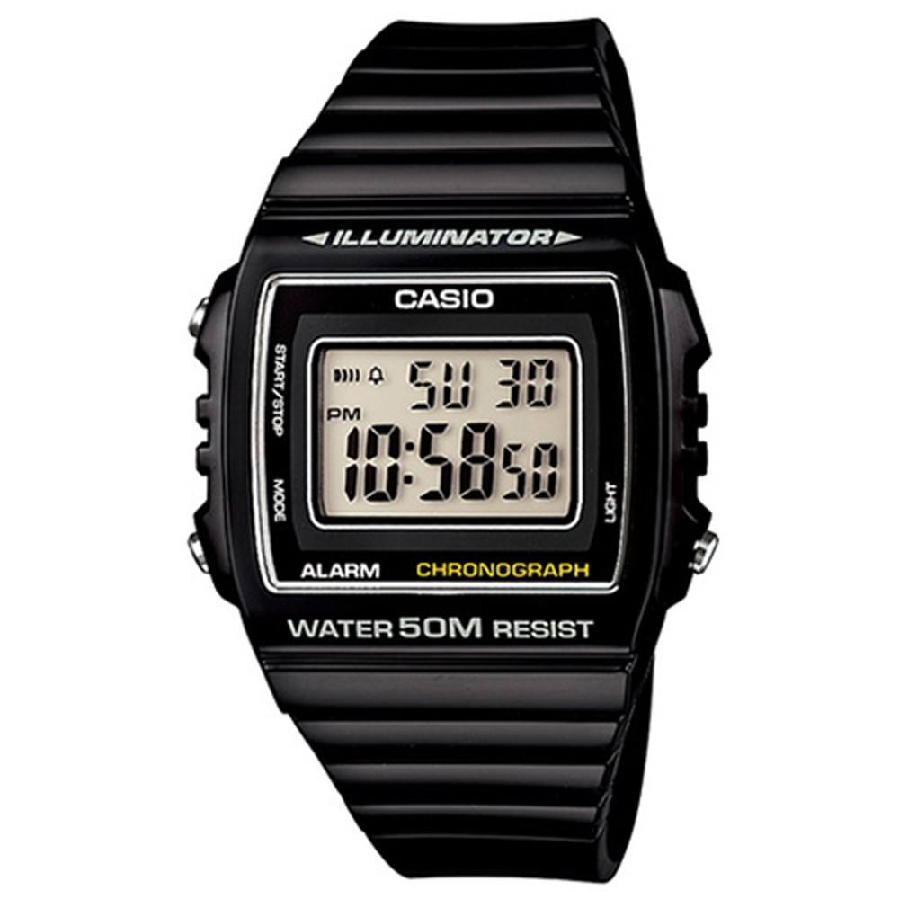 【CASIO】卡西歐 電子錶 電子錶W-215H-1A  原廠公司貨【關注折扣】