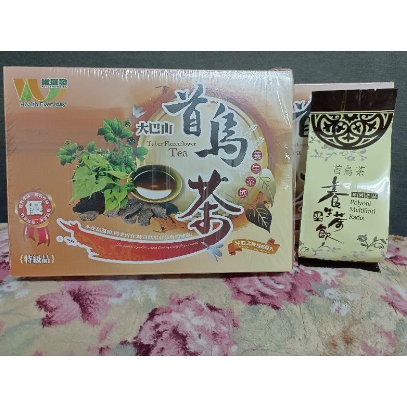 維盛發 首烏養生茶-大盒(5g*60小包)