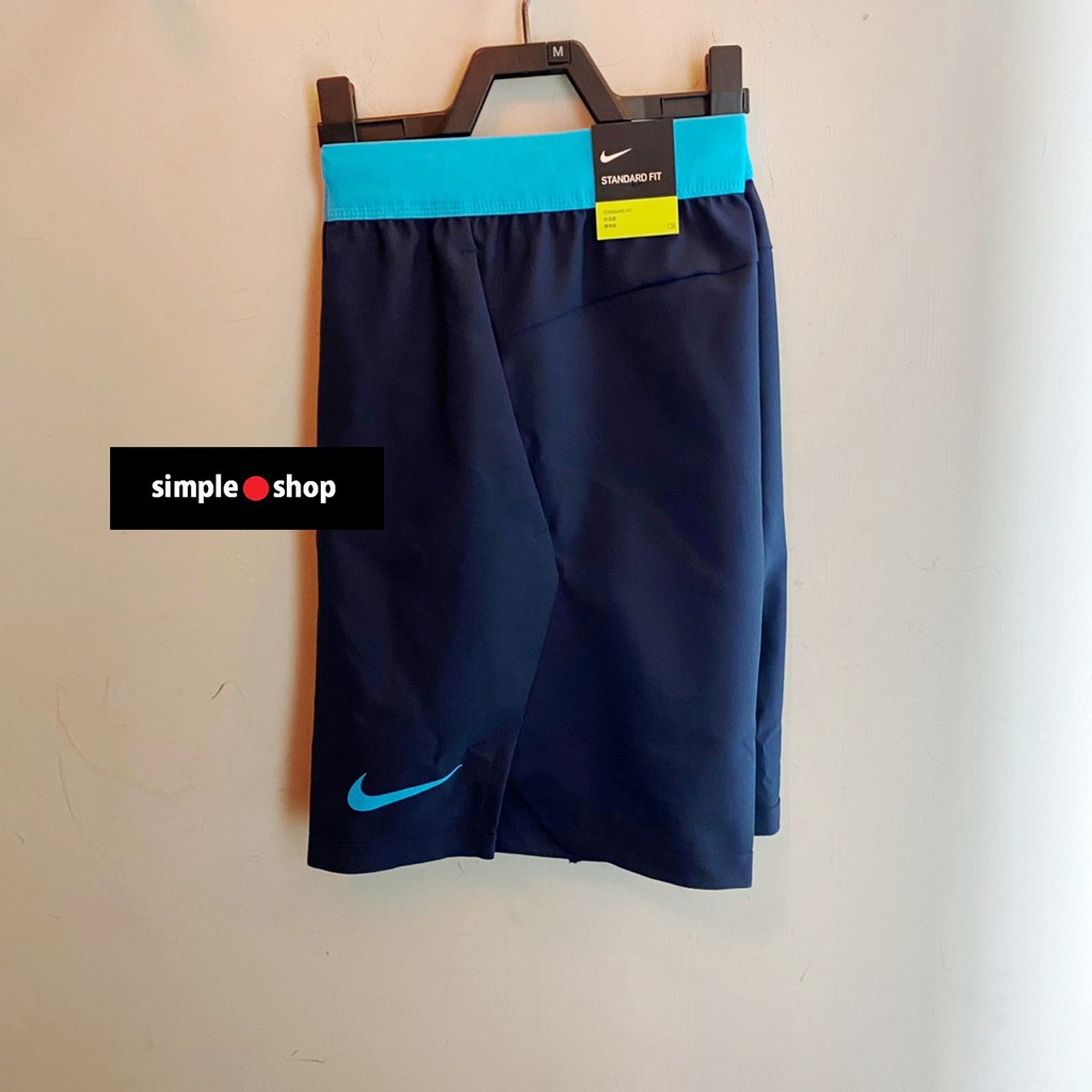 【Simple Shop】NIKE PRO FLEX 運動短褲 健身 訓練 彈性 短褲 藍色 男款 CJ1958-452