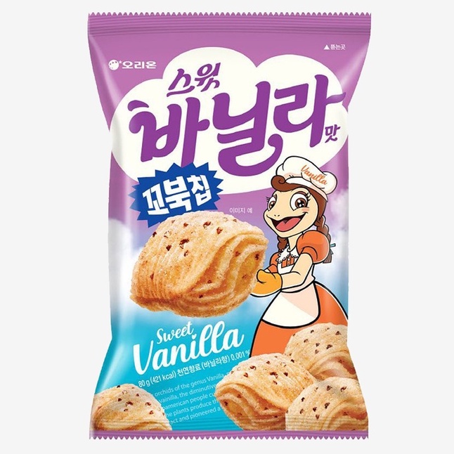 即期現貨韓國代購🇰🇷⭐️ 好麗友 Orion  香草烏龜餅乾 口味 甜味香草