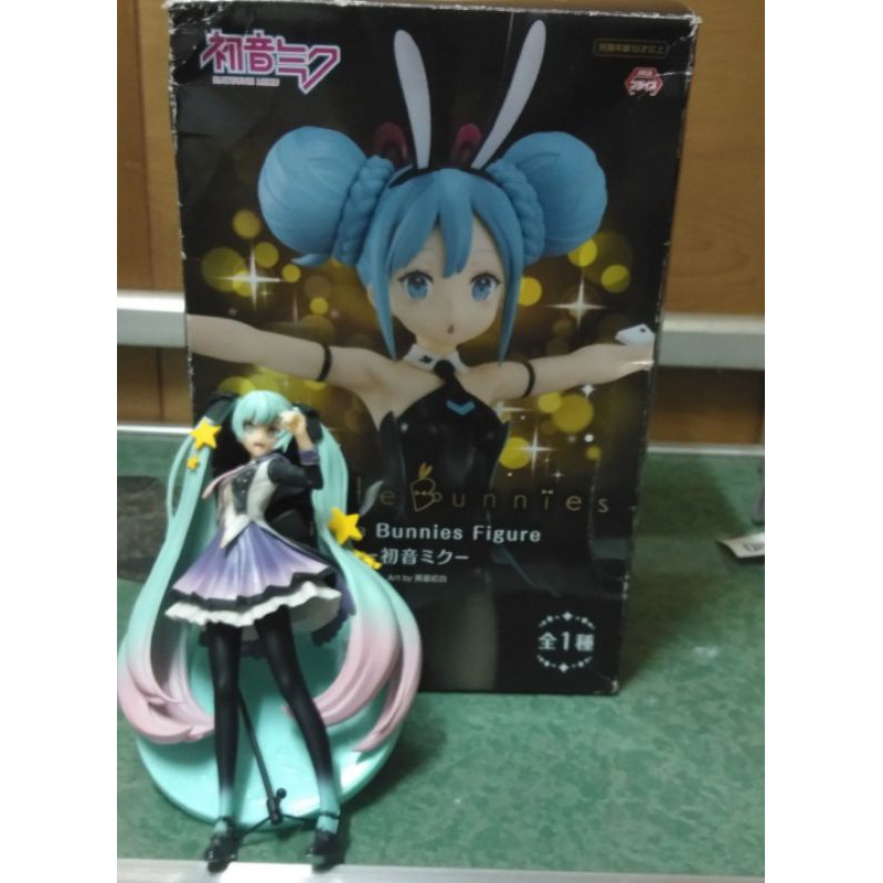 合售 (拆擺)初音10週年紀念公仔 +正版初音未來 BiCute Bunnies Figure 兔女郎