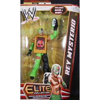 ☆阿Su倉庫☆WWE摔角 REY MYSTERIO ELITE 18 ACTION FIGURE 619精華版人偶公仔