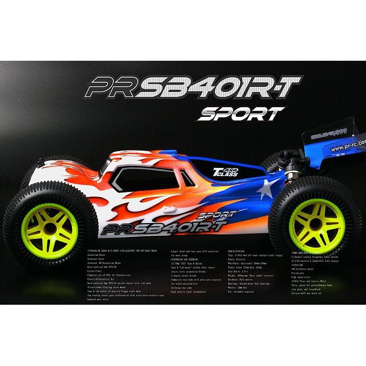 **◣瘋玩具◥ PR 精轉 77500406 SB401R-T-SPORT 1/10 4WD 競卡(KIT/胎框另購)