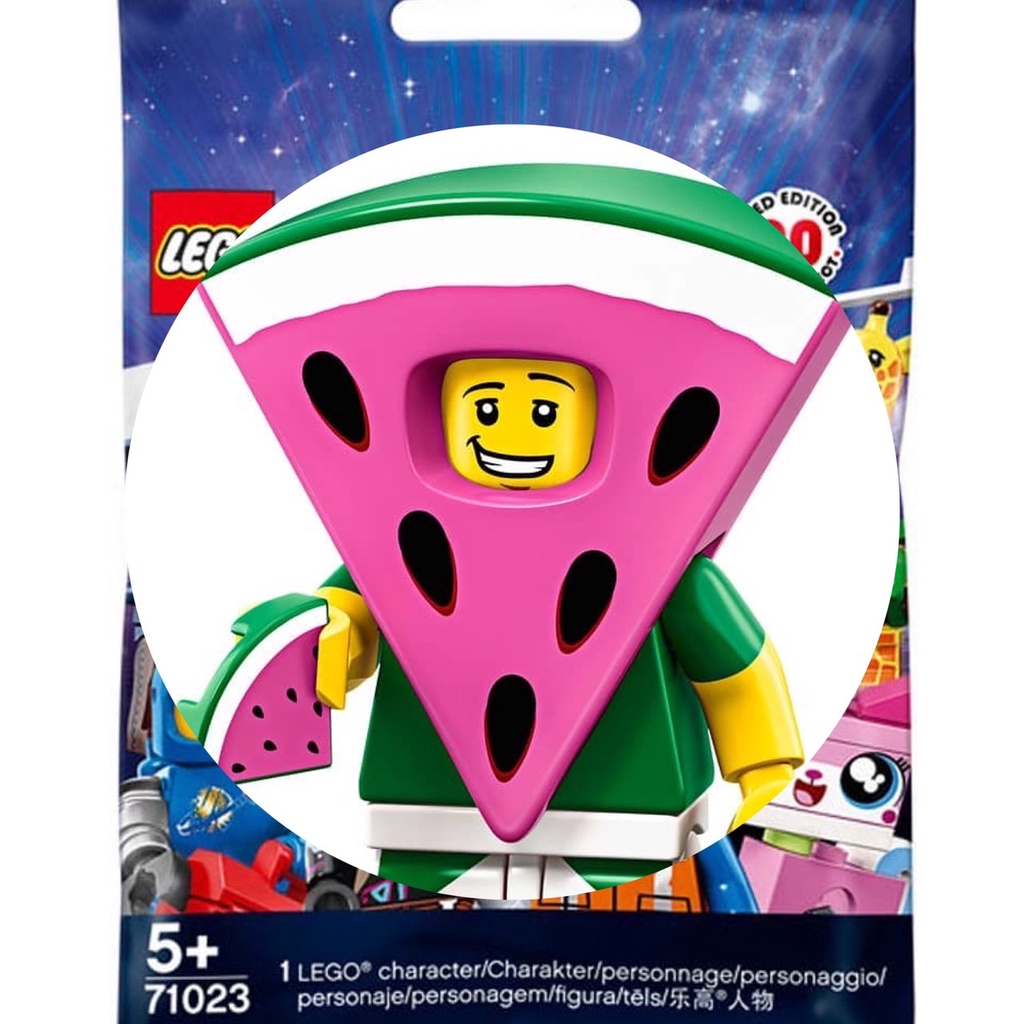 🔮正版開發票【歡樂堡】 LEGO 71023 人偶包 8號 西瓜人 樂高 樂高玩電影2人偶包