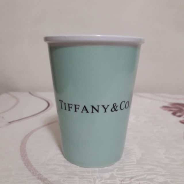 蒂芙尼Tiffany＆Co骨瓷杯 經典紙杯造型設計