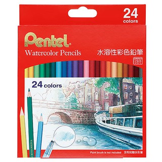 【角落文房】Pentel 飛龍 CB9 水溶性彩色鉛筆 色鉛筆 24色