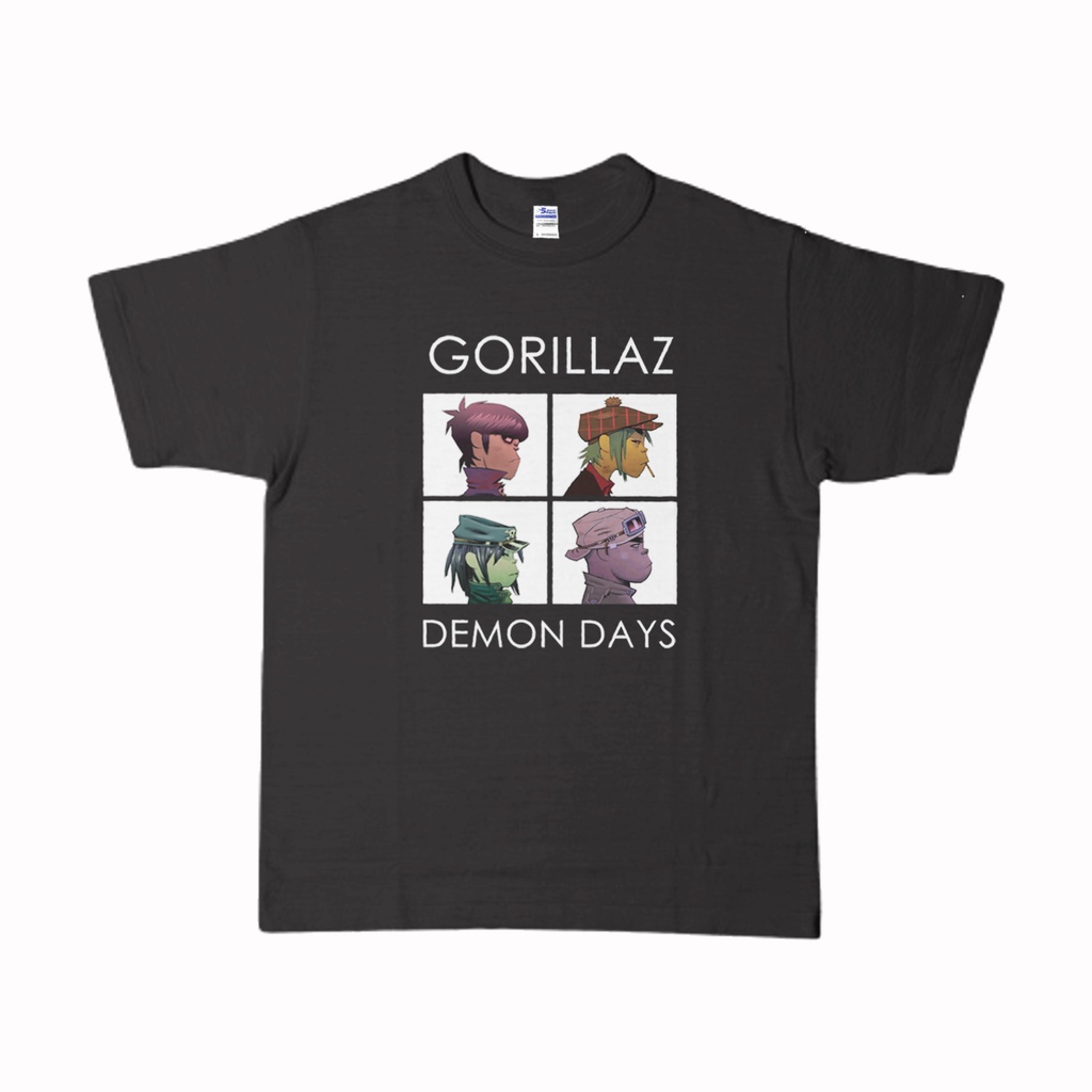 音樂t恤 GORILLAZ DEMON DAYS BAND T恤金屬T恤/BAND T恤/音樂T恤/ROCK