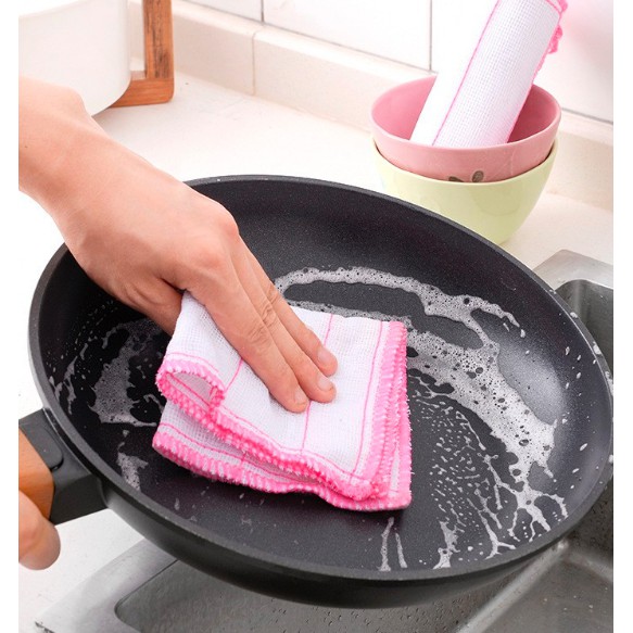 洗碗抹布 洗碗布 纖維抹布 超柔軟洗碗巾抹布 傳統廚房吸水紗布抹布
