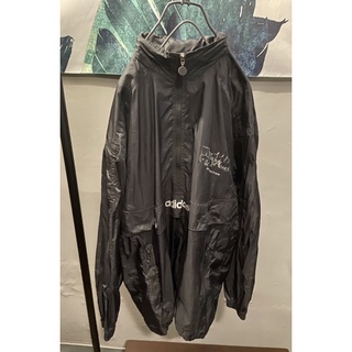 adidas 古著半拉鍊運動外套 vintage half-zip nylon jacket 二手 古著 FUKU