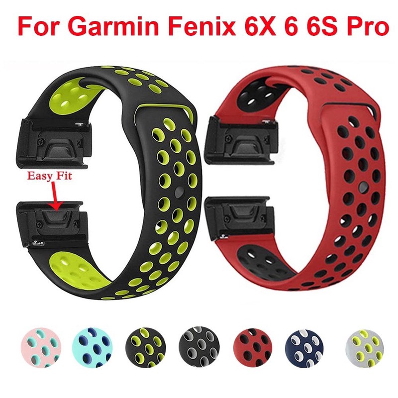 Garmin 智慧手錶 Fenix 6X 5X 6 5 6S Pro 5S Plus 3 HR 錶帶 透氣運動錶鍊 腕帶