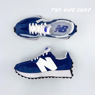 TheOneShop new balance nb 327 MS327LJ1 藍色 深藍色 麂皮 大N 復古 慢跑鞋