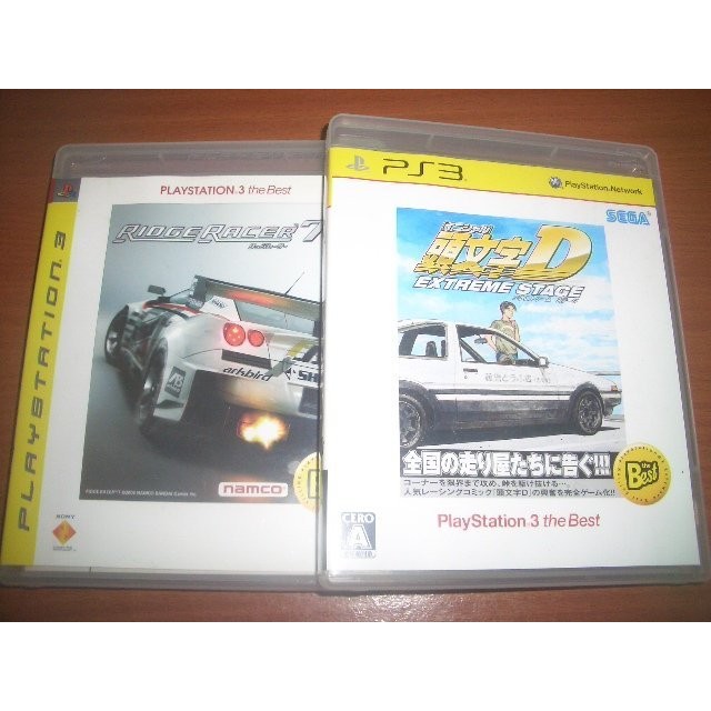 PS3 頭文字D Extreme Stage 日本可連線版 + 實感賽車 7 ~頭D支援 羅技 方向盤 G25 G27